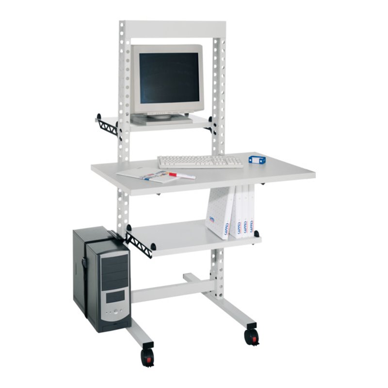 Kappes Steharbeitsplatz ErgoPlus mit schmalem Gestell Mod. 4 Lenkrollen