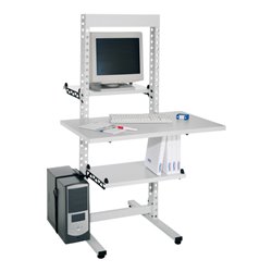 Kappes Steharbeitsplatz ErgoPlus mit schmalem Gestell Mod. 4 Bodenausgleichsfüße