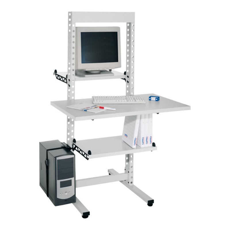 Kappes Steharbeitsplatz ErgoPlus mit schmalem Gestell Mod. 4 Bodenausgleichsfüße