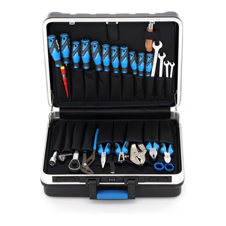 Gedore Werkzeugsortiment, Set 100-teilig, gefüllt, Profi, Werkzeug, für KFZ-Industrie, im Kunststoff-Koffer, 1041-002