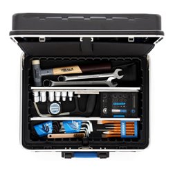 Gedore Werkzeugsortiment, Set 100-teilig, gefüllt, Profi, Werkzeug, für KFZ-Industrie, im Kunststoff-Koffer, 1041-002