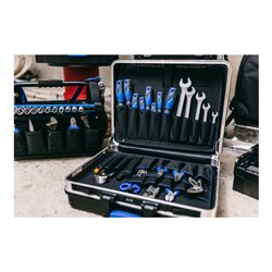 Gedore Werkzeugsortiment, Set 100-teilig, gefüllt, Profi, Werkzeug, für KFZ-Industrie, im Kunststoff-Koffer, 1041-002