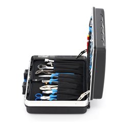 Gedore Werkzeugsortiment, Set 100-teilig, gefüllt, Profi, Werkzeug, für KFZ-Industrie, im Kunststoff-Koffer, 1041-002