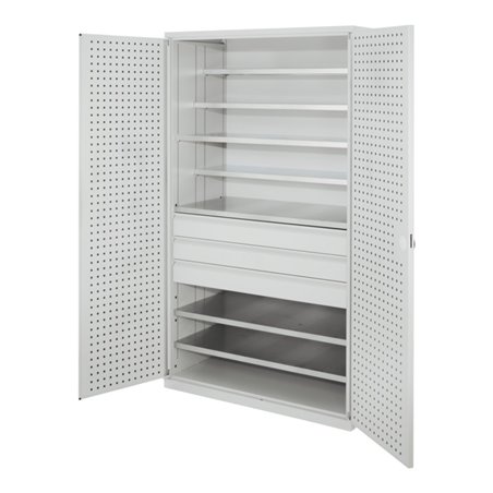 Kappes Grossraumschrank Leergehäuse Tür innen Lochplatten