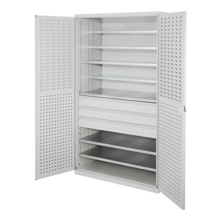 Kappes Grossraumschrank Leergehäuse Tür innen Schlitz-/Lochplatten