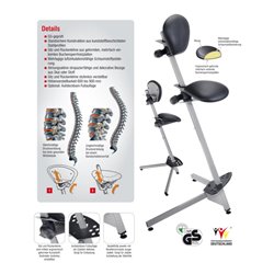 Kappes Fußauflage ErgoPlus 3000 RAL 9005