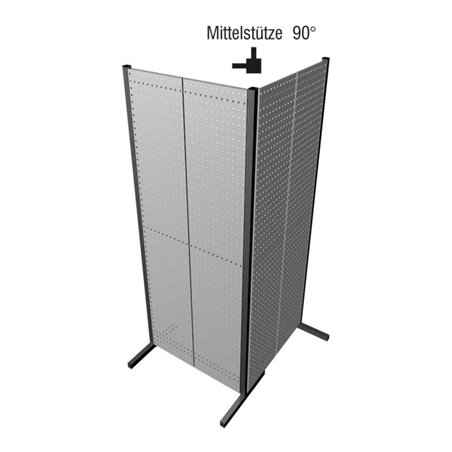 Kappes Mittelstütze 90° anthrazitgrau