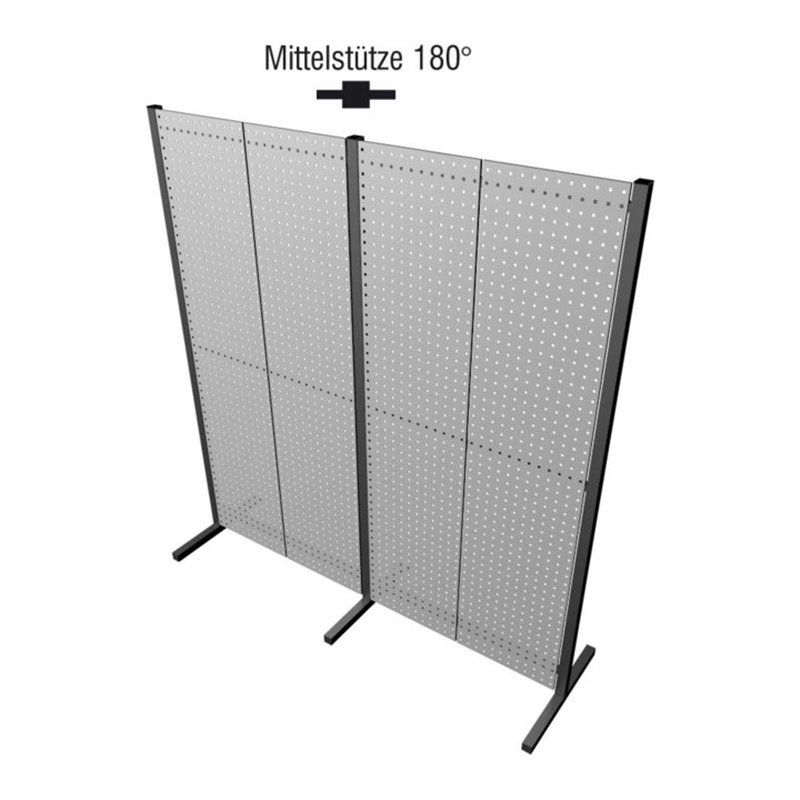 Kappes Mittelstütze 180° anthrazitgrau