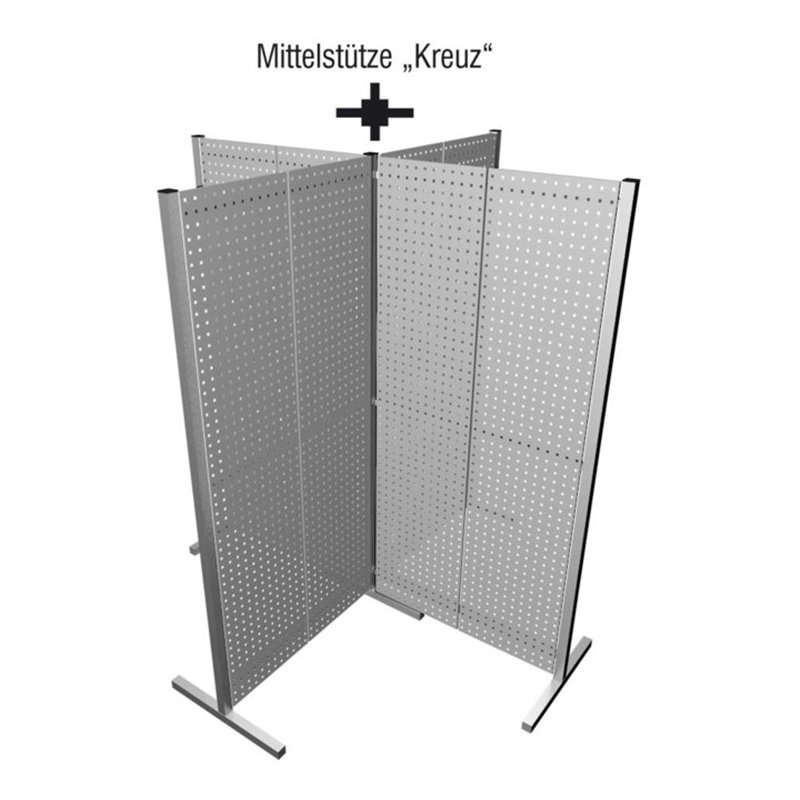 Kappes Mittelstütze Kreuz alufarben