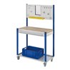 Kappes Mobile Arbeitsstation RAL 7035/5010 B1000 mm 1 Schublade Lochplatte