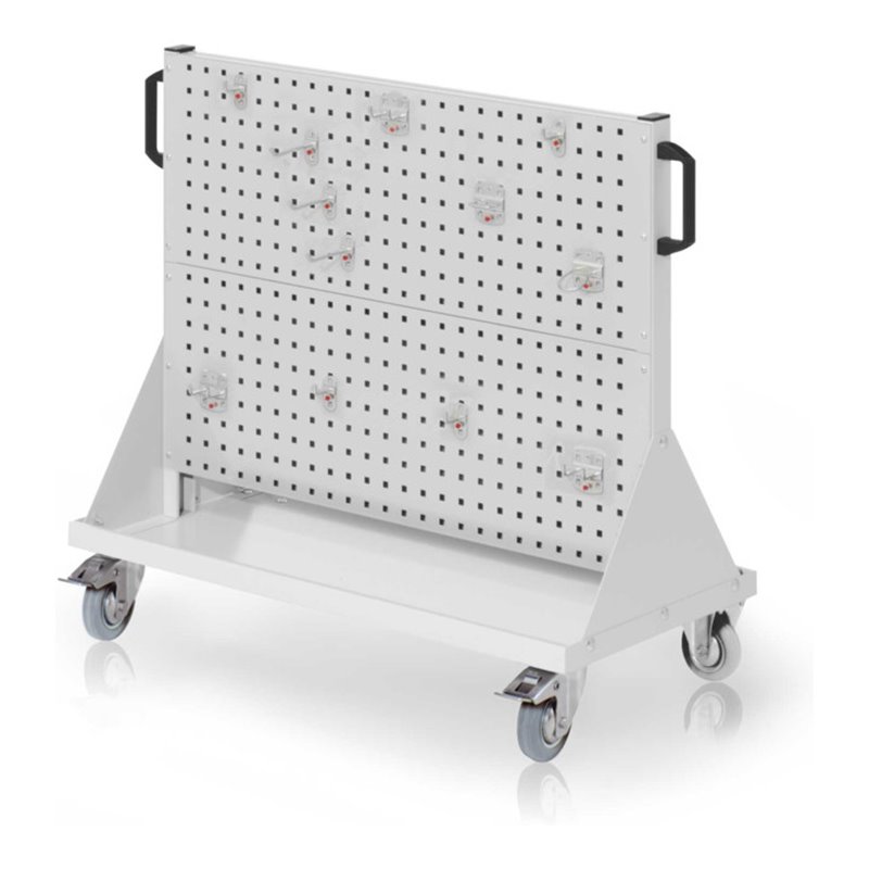 Kappes RasterMobil Gr. 2 RAL 7035 H890 mm 4 Lochplatten mit Ausstattung