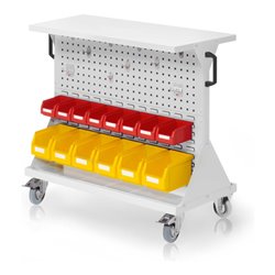 Kappes RasterMobil Gr. 2 RAL 7035 H930 mm 2 Loch-/2 Schlitzplatten mit Ausstattung 4