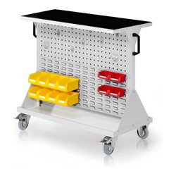 Kappes RasterMobil Gr. 2 RAL 7035 H930 mm 2 Loch-/2 Schlitzplatten mit Ausstattung 2