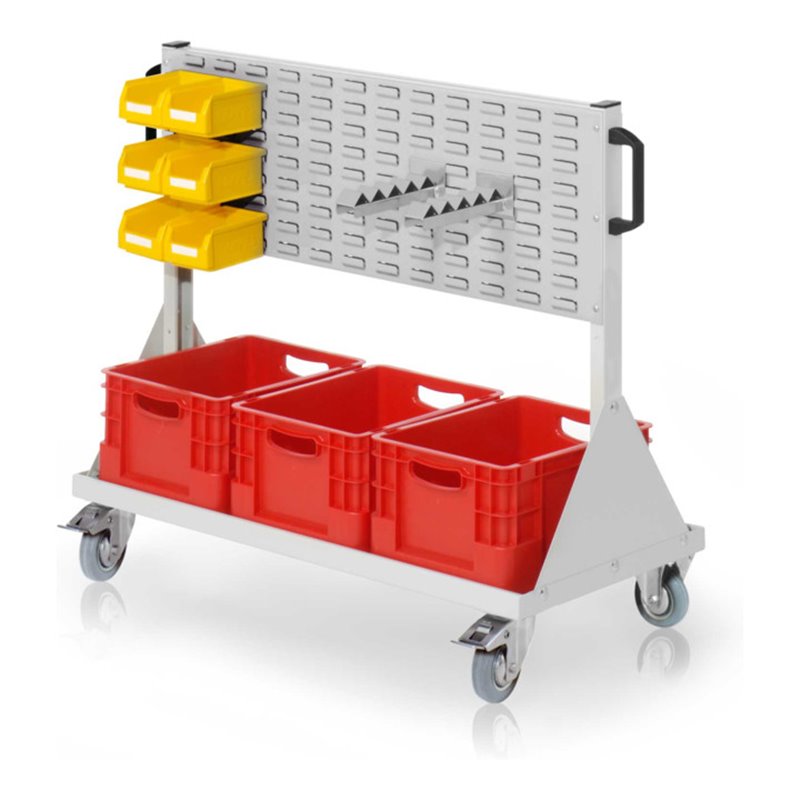 Kappes RasterMobil Gr. 2 RAL 7035 H890 mm 2 Schlitzplatten mit Ausstattung