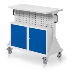 Kappes RasterMobil Gr. 2 RAL 7035 H930 mm 4 Lochplatten mit Ausstattung 2