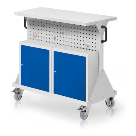 Kappes RasterMobil Gr. 2 RAL 7035 H930 mm 4 Lochplatten mit Ausstattung 2