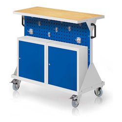 Kappes RasterMobil Gr. 2 RAL 7035/5010 H930 mm 4 Lochplatten mit Ausstattung 1