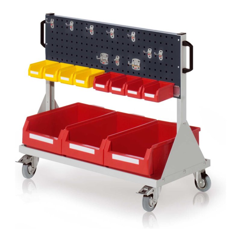 Kappes RasterMobil Gr. 2 RAL 7035/7016 H890 mm 2 Lochplatten mit Ausstattung