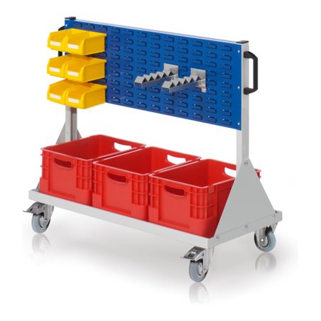 Kappes RasterMobil Gr. 2 RAL 7035/5010 H890 mm 2 Schlitzplatten mit Ausstattung