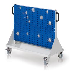 Kappes RasterMobil Gr. 2 RAL 7035/5010 H890 mm 4 Lochplatten mit Ausstattung