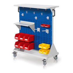 Kappes RasterMobil Gr. 2 RAL 7035/7016 H890 mm 4 Lochplatten mit Ausstattung 4