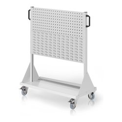 Kappes RasterMobil Gr. 3 RAL 7035 H1230 mm 2 Loch-/2 Schlitzplatten