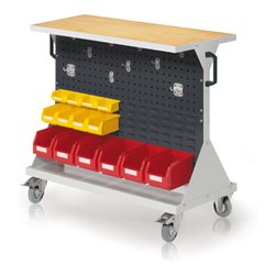 Kappes RasterMobil Gr. 2 RAL 7035/7016 H930 mm 2 Loch-/2 Schlitzplatten mit Ausstattung 3