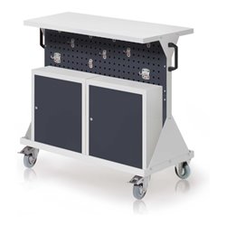 Kappes RasterMobil Gr. 2 RAL 7035/7016 H930 mm 4 Lochplatten mit Ausstattung 2