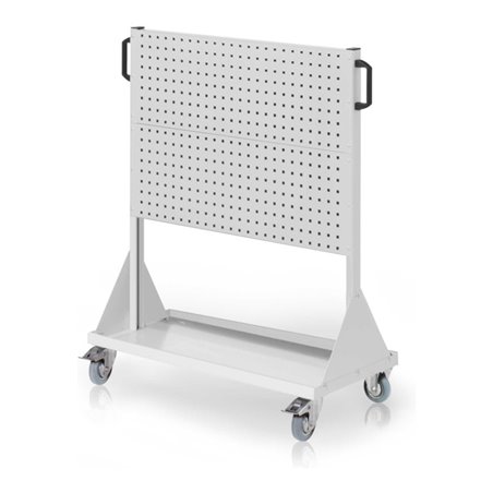 Kappes RasterMobil Gr. 3 RAL 7035 H1230 mm 4 Lochplatten