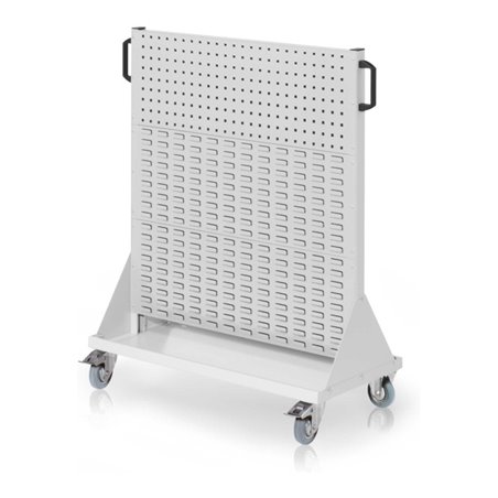 Kappes RasterMobil Gr. 3 RAL 7035 H1230 mm 2 Loch-/4 Schlitzplatten