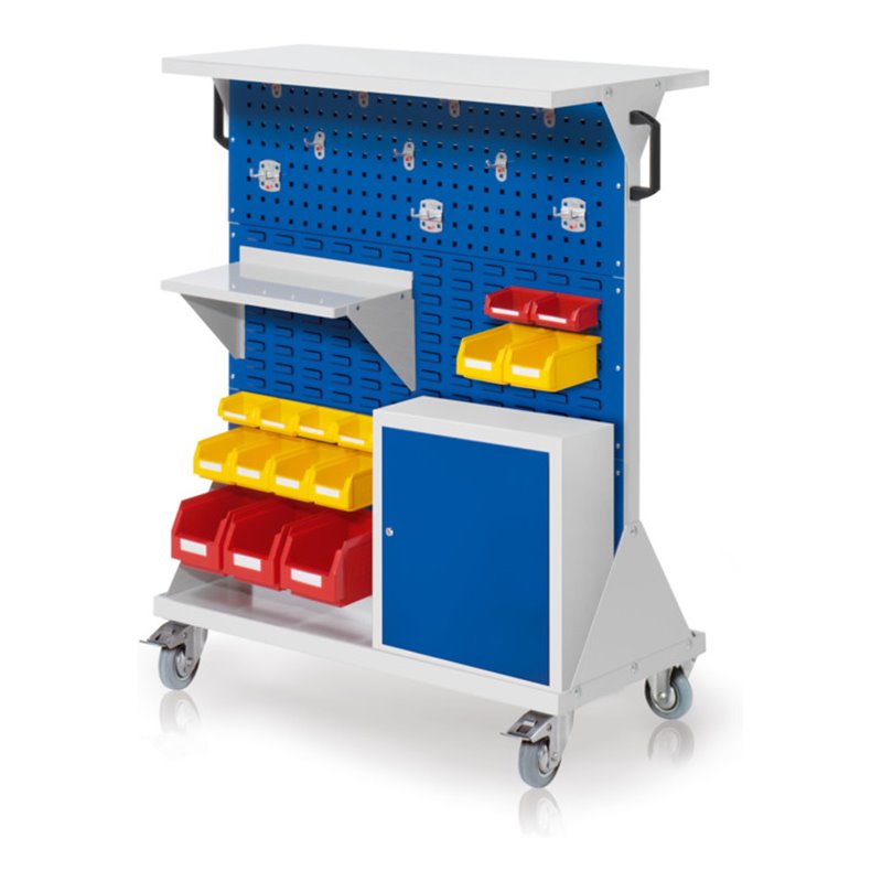 Kappes RasterMobil Gr. 2 RAL 7035/7016 H890 mm 2 Schlitzplatten mit Ausstattung 3