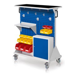 Kappes RasterMobil Gr. 2 RAL 7035/7016 H890 mm 2 Schlitzplatten mit Ausstattung 3