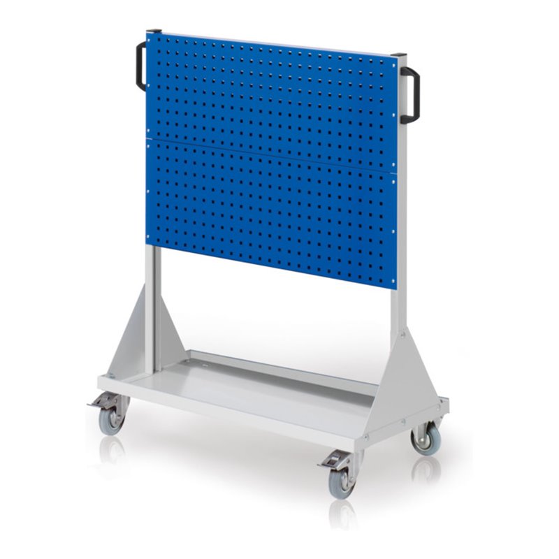 Kappes RasterMobil Gr. 3 RAL 7035/5010 H1230 mm 2 Loch-/2 Schlitzplatten