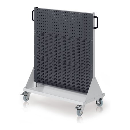 Kappes RasterMobil Gr. 3 RAL 7035/7016 H1230 mm 2 Loch-/4 Schlitzplatten