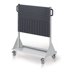 Kappes RasterMobil Gr. 3 RAL 7035/7016 H1230 mm 2 Loch-/2 Schlitzplatten