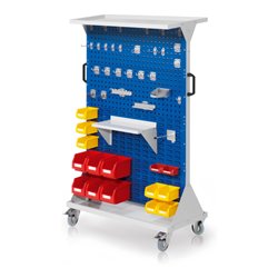 Kappes RasterMobil Gr. 4 RAL 5010 H1620 mm 4 Loch-/4 Schlitzplatten mit Ausstattung 1