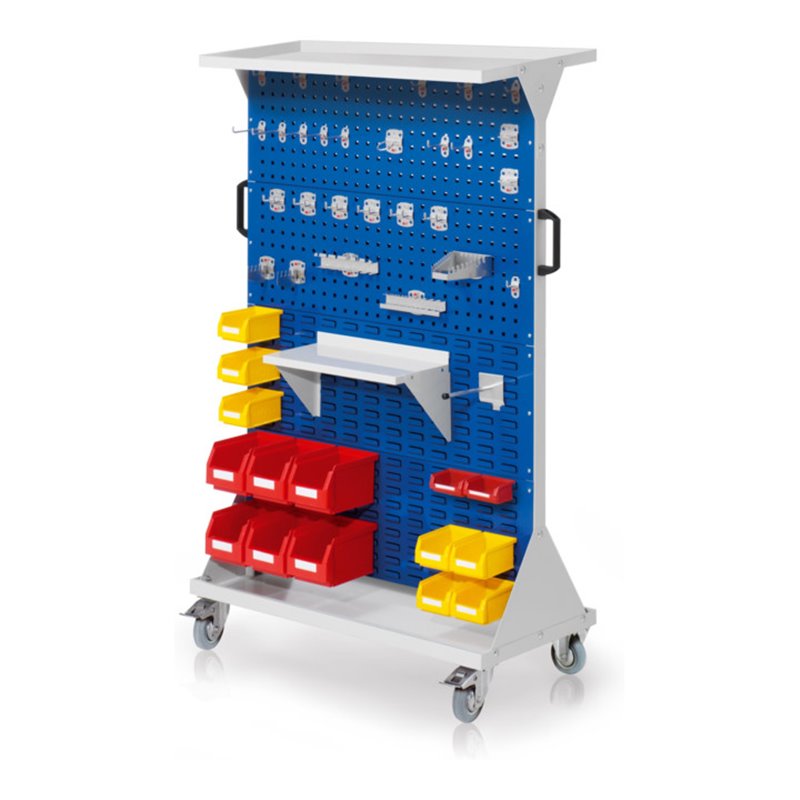 Kappes RasterMobil Gr. 4 RAL 5010 H1620 mm 4 Loch-/4 Schlitzplatten mit Ausstattung 1
