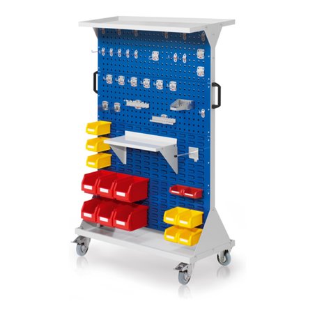 Kappes RasterMobil Gr. 4 RAL 5010 H1620 mm 4 Loch-/4 Schlitzplatten mit Ausstattung 1