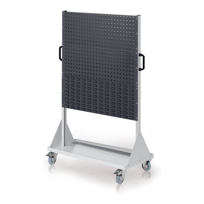 Kappes RasterMobil Gr. 4 RAL 7035/7016 H1580 mm 4 Loch-/2 Schlitzplatten