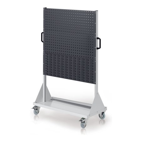 Kappes RasterMobil Gr. 4 RAL 7035/7016 H1580 mm 4 Loch-/2 Schlitzplatten