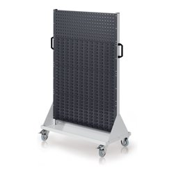 Kappes RasterMobil Gr. 4 RAL 7035/7016 H1580 mm 2 Loch-/6 Schlitzplatten