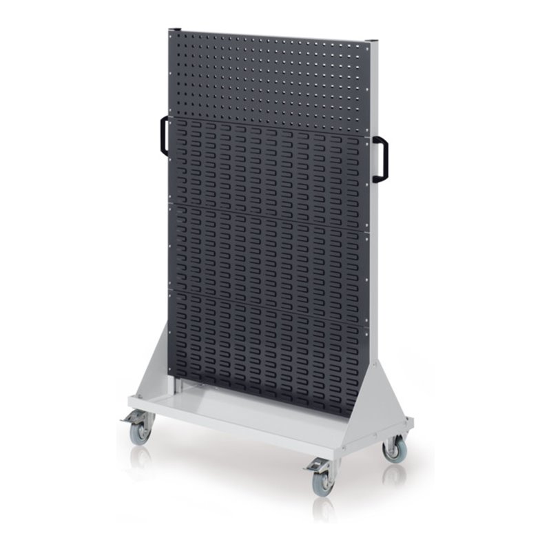 Kappes RasterMobil Gr. 4 RAL 7035/7016 H1580 mm 2 Loch-/6 Schlitzplatten