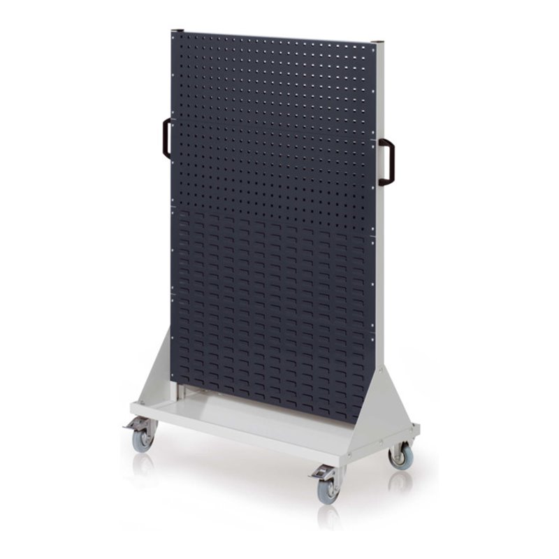 Kappes RasterMobil Gr. 4 RAL 7035/7016 H1580 mm 4 Loch-/4 Schlitzplatten