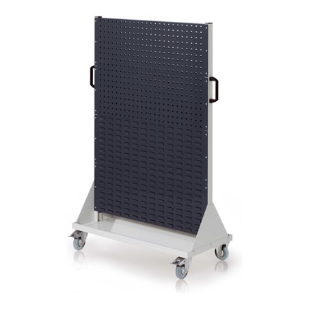 Kappes RasterMobil Gr. 4 RAL 7035/7016 H1580 mm 4 Loch-/4 Schlitzplatten