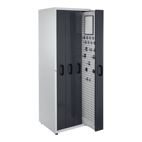 Kappes Auszugschrank RasterPlan 4 Auszüge Lochplatte RAL 7035 /7016