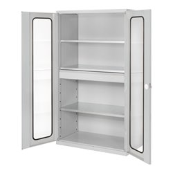 Kappes Großvolumenschrank RasterPlan RAL 7035 Sichtfenster Ausstattung 2