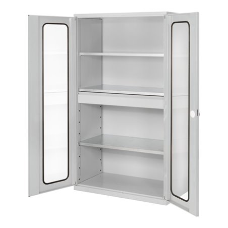 Kappes Großvolumenschrank RasterPlan RAL 7035 Sichtfenster Ausstattung 2