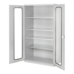 Kappes Großvolumenschrank RasterPlan RAL 7035 Sichtfenster Ausstattung 1