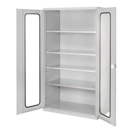 Kappes Großvolumenschrank RasterPlan RAL 7035 Sichtfenster Ausstattung 1