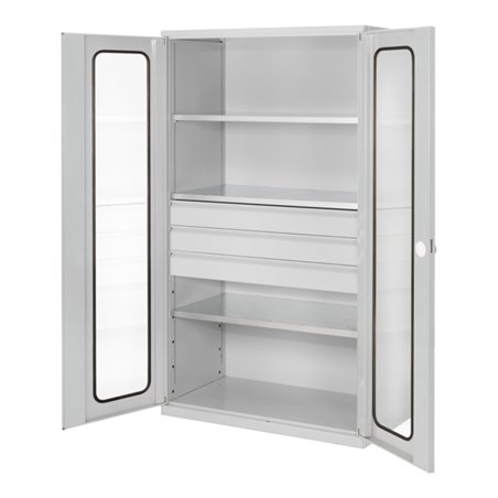 Kappes Großvolumenschrank RasterPlan RAL 7035 Sichtfenster Ausstattung 4